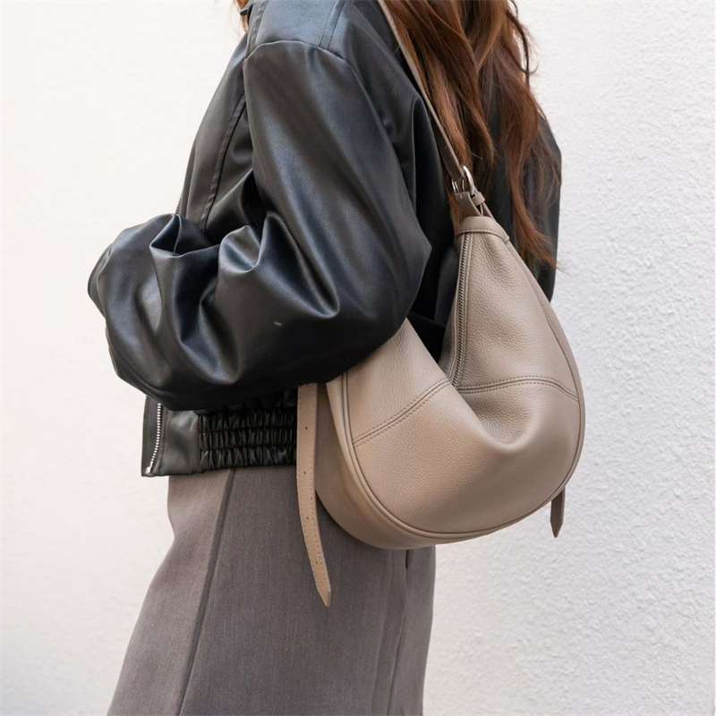 BURMINSA Slouchy Genuine Leath - Leather Work Handbags For Women recension och pris