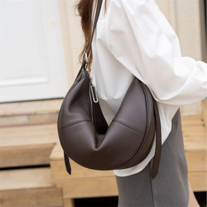 BURMINSA Slouchy Genuine Leath - Leather Work Handbags For Women recension och pris
