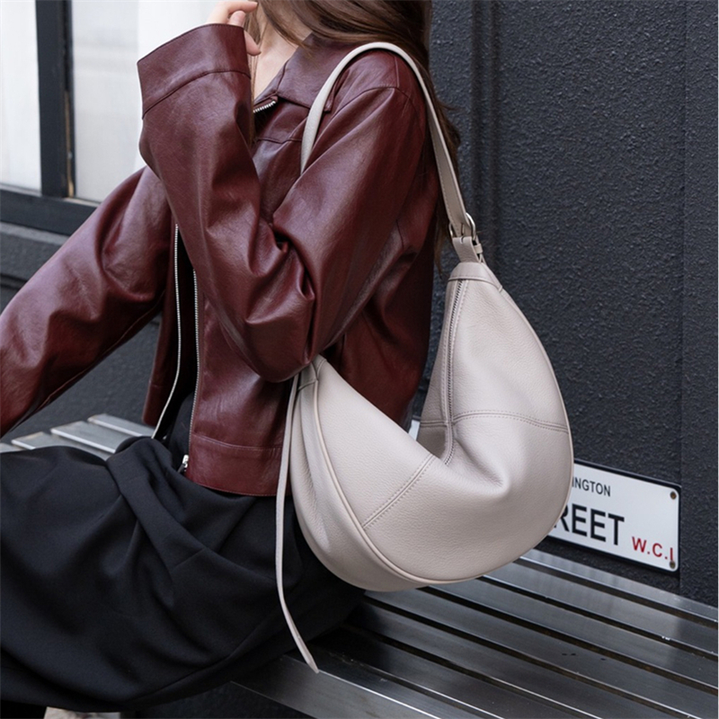 BURMINSA Slouchy Genuine Leath - Leather Work Handbags For Women recension och pris