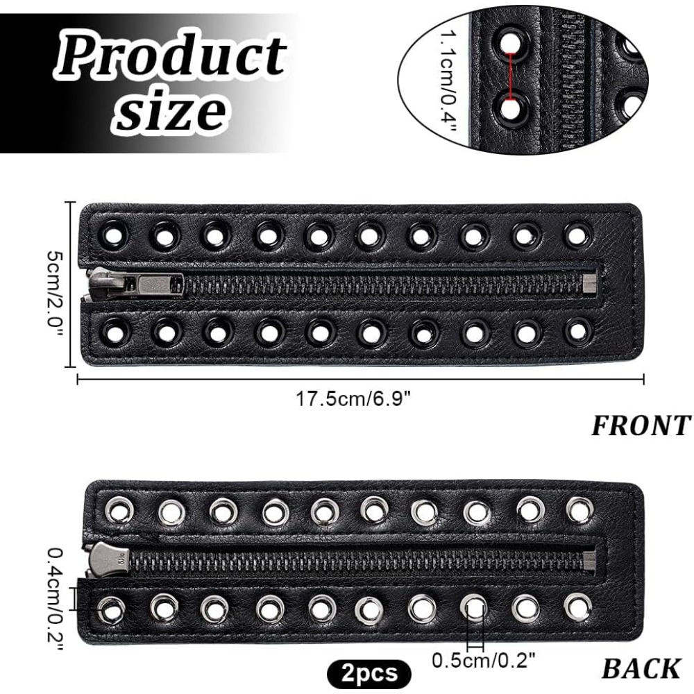 Leather Boot Zipper Inserts 6. - Leatherwork Eyelets recension och pris