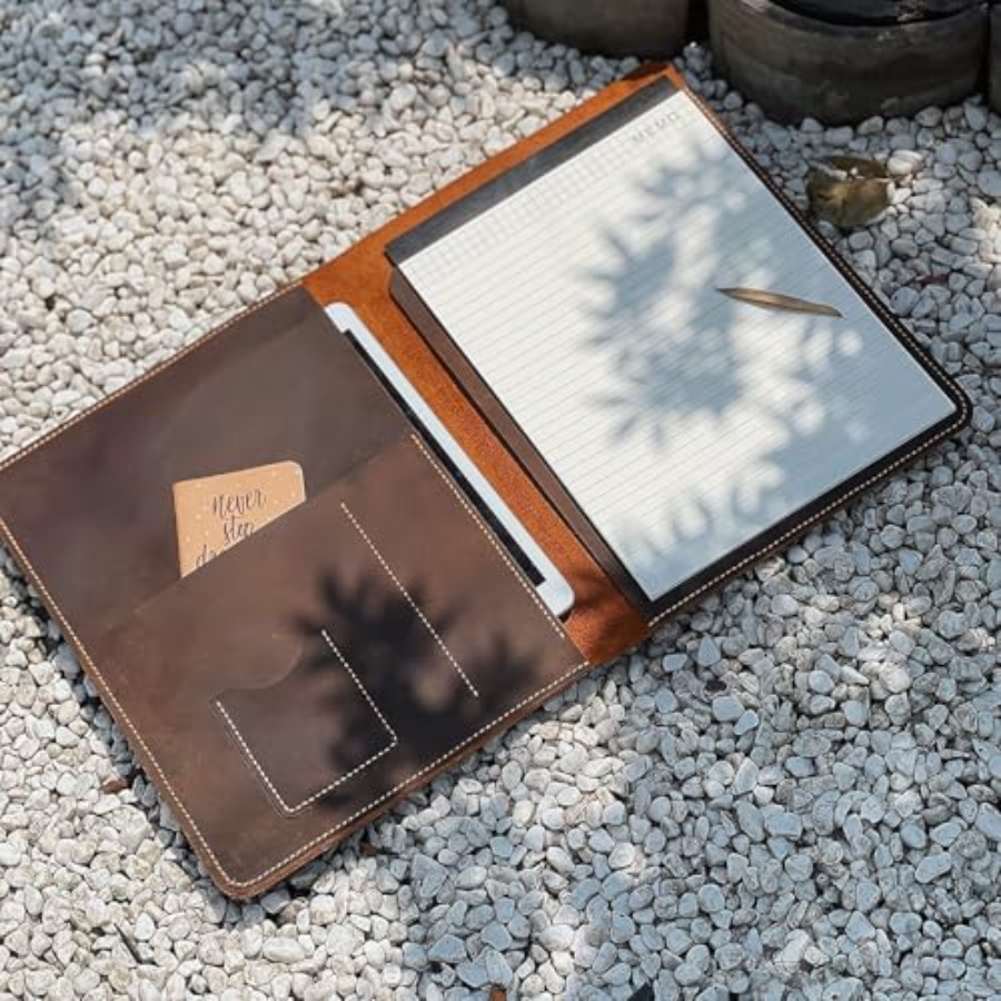 Leather Business Folio, For To - Leather Work Folio recension och pris