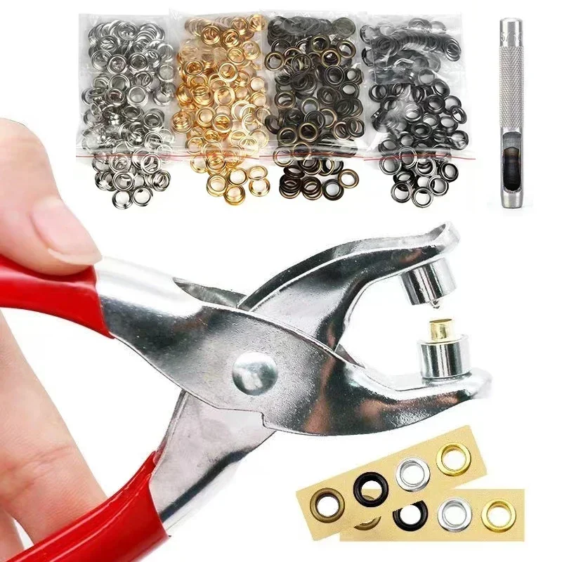 100sets 4mm Metal Eyelet and E - Leatherwork Eyelets recension och pris