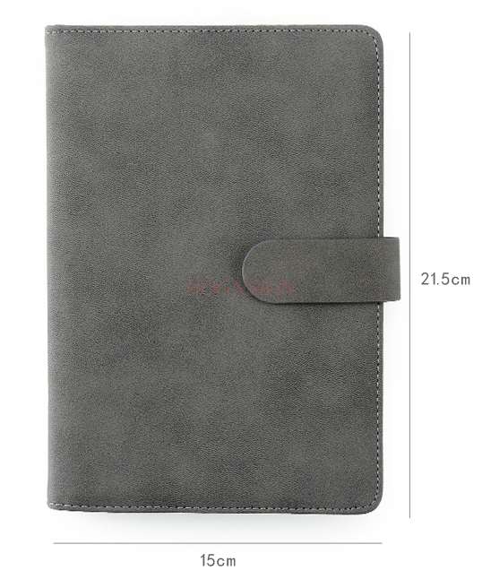 Buckle notebook stationery boo - Leatherwork Books recension och pris