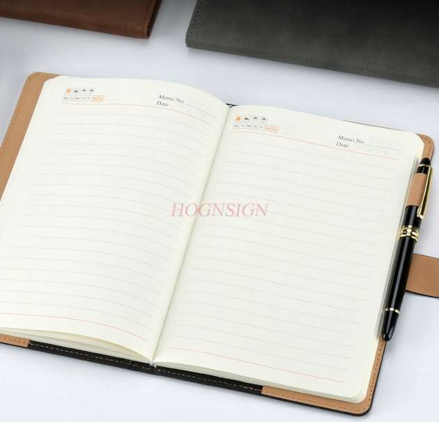 Buckle notebook stationery boo - Leatherwork Books recension och pris
