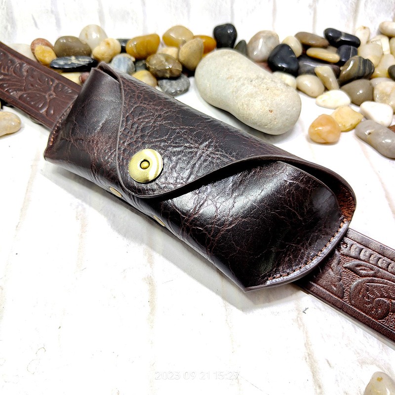 Blongk Glasses Case Waist Bag  - Leatherwork Fasteners recension och pris
