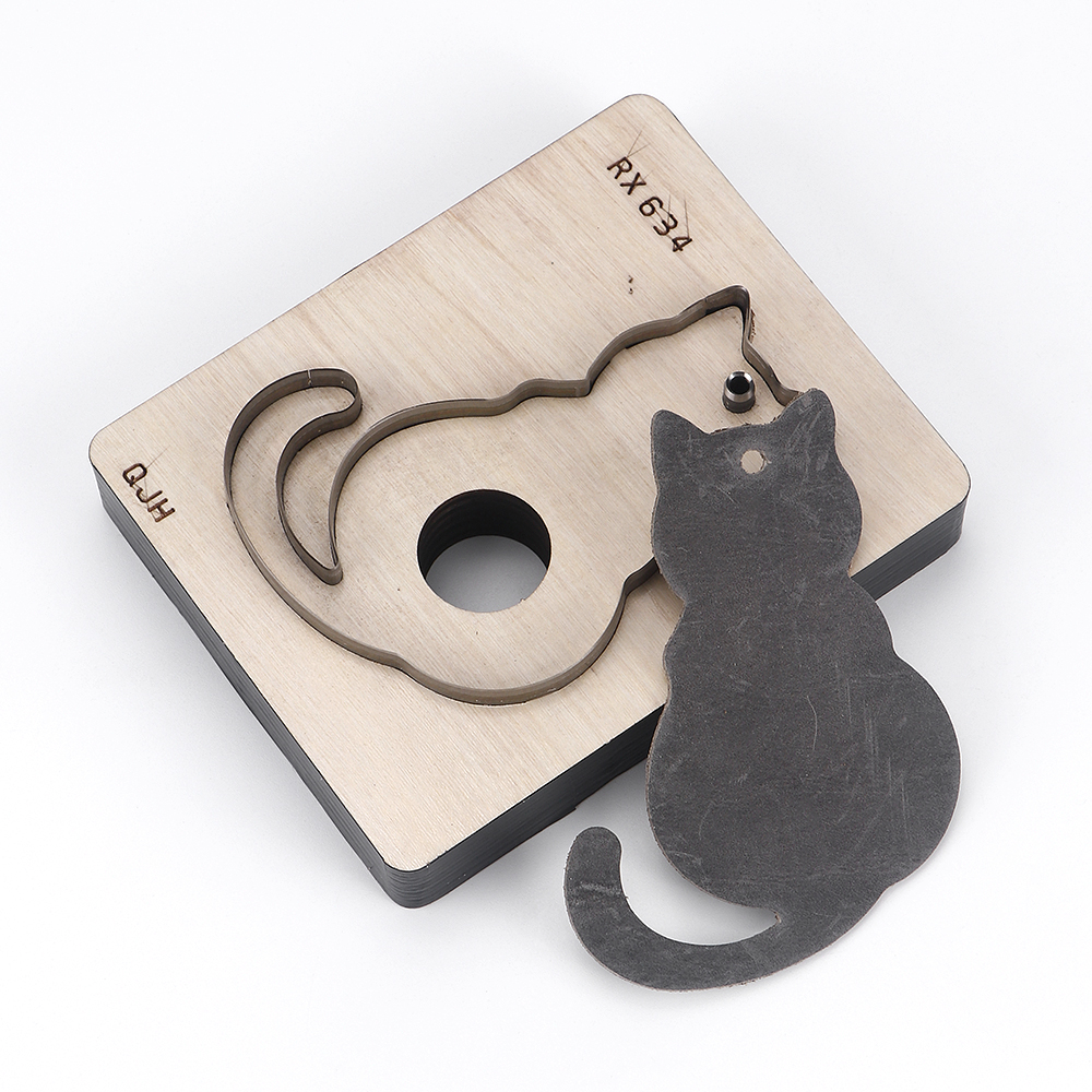 1Pcs Cat Shaped Punch Template - Leatherwork Templates recension och pris