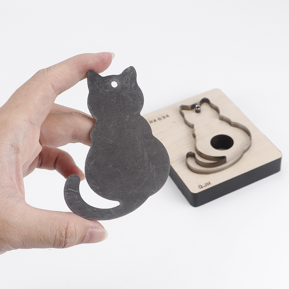1Pcs Cat Shaped Punch Template - Leatherwork Templates recension och pris