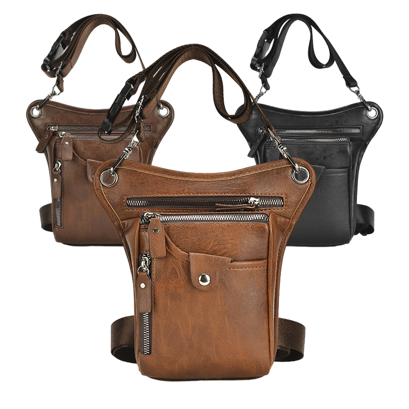Vintage Pu Leather Waist Pack  - Leatherwork Fasteners recension och pris