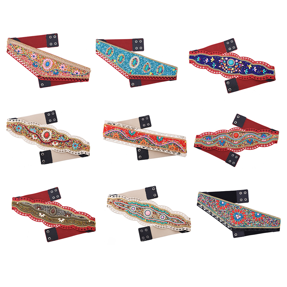 Colorful Rice Beads Waist Belt - Leatherwork Jewelry recension och pris