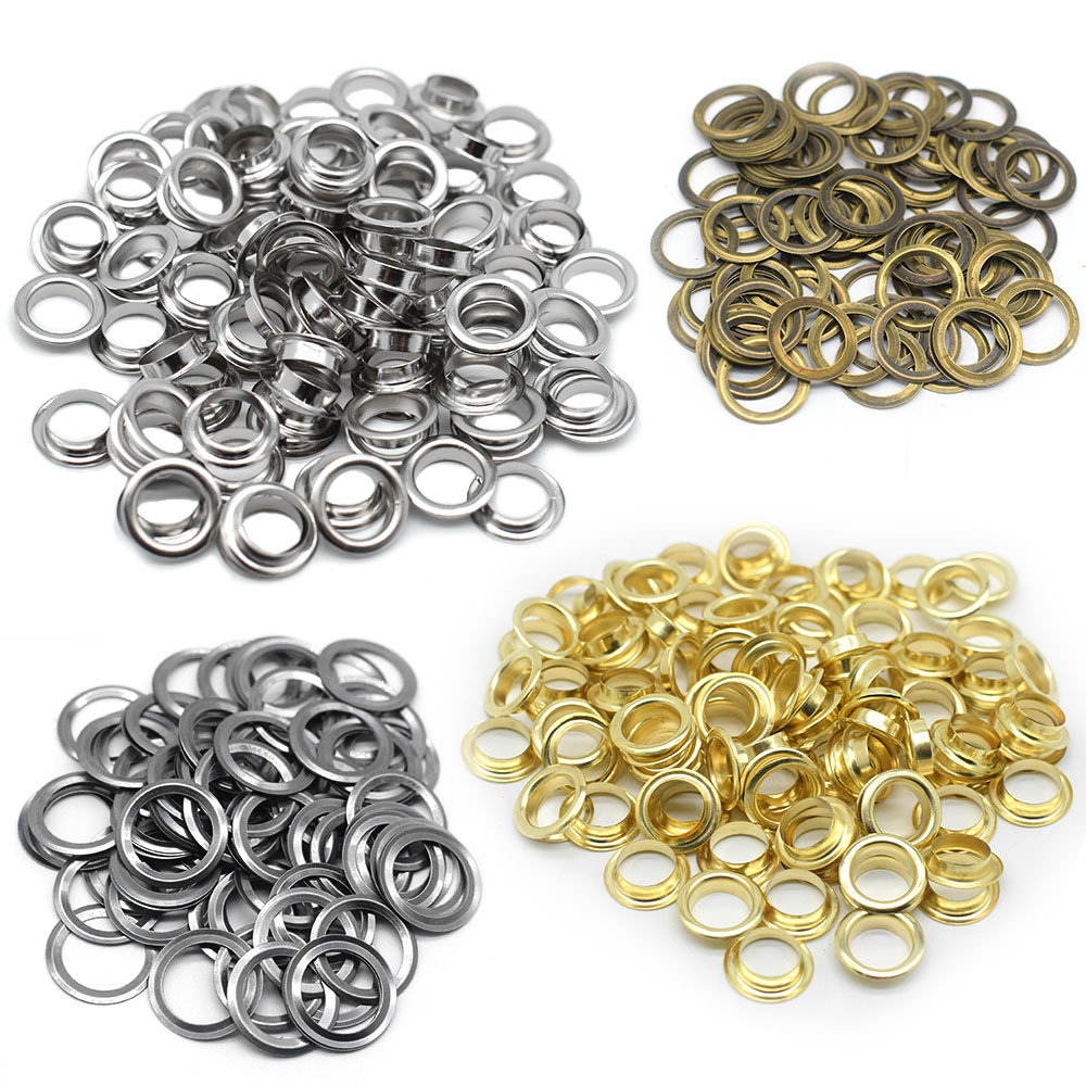 100 Sets Metal Eyelets Grommet - Leatherwork Eyelets recension och pris