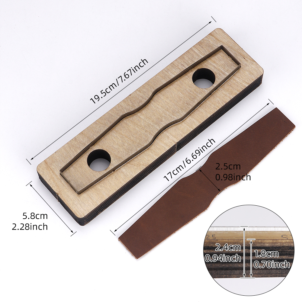 Leather Tool Wooden Punching S - Leatherwork Templates recension och pris