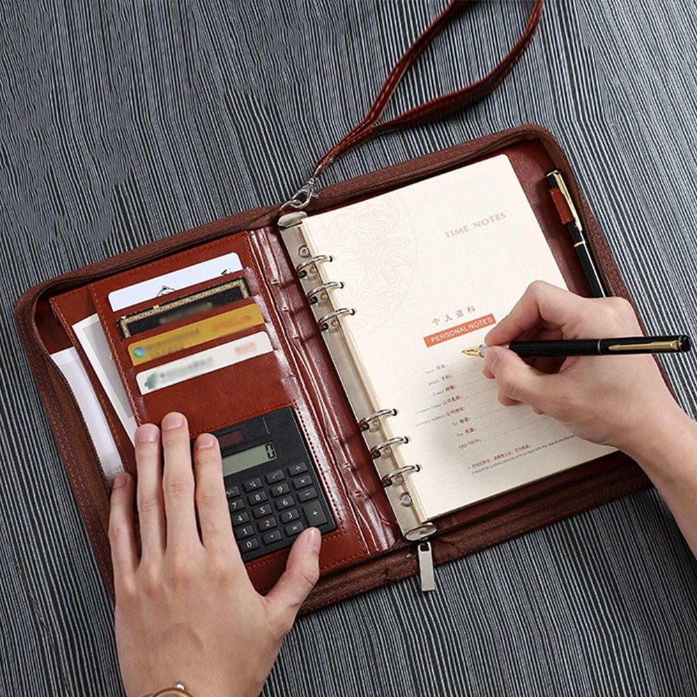 Portable File Folder PU Leathe - Leatherwork Books recension och pris
