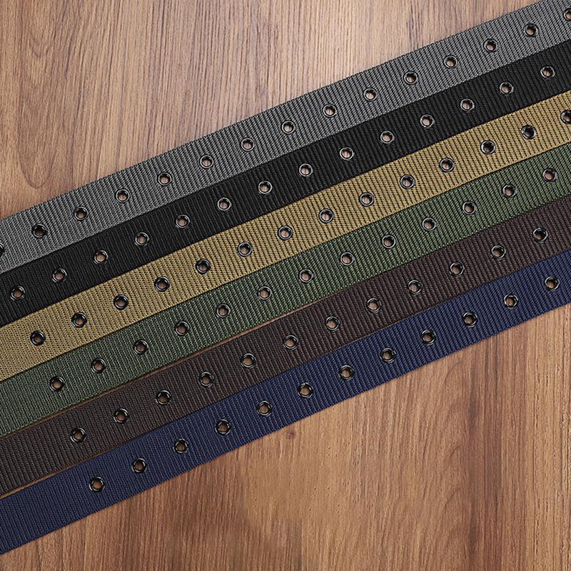 Men's Belt Porous Canvas Pin B - Leatherwork Eyelets recension och pris