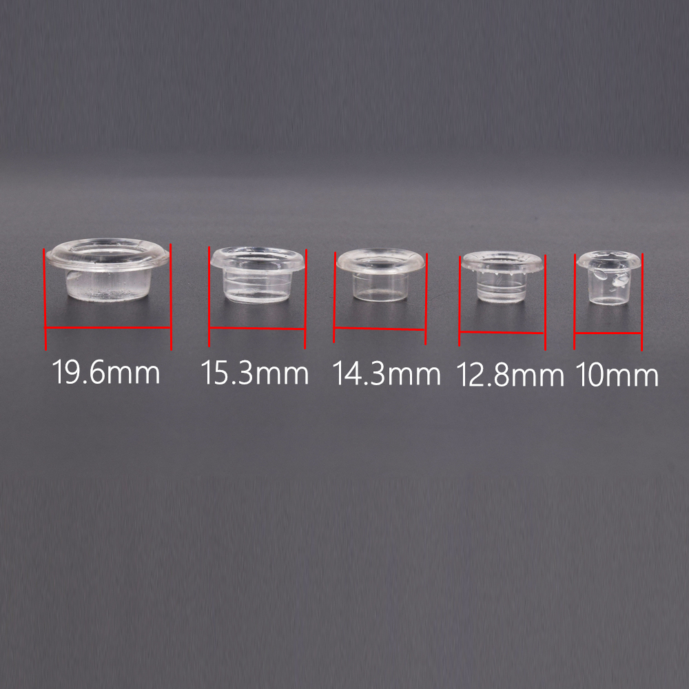 100 Sets White Clear Black Pla - Leatherwork Eyelets recension och pris
