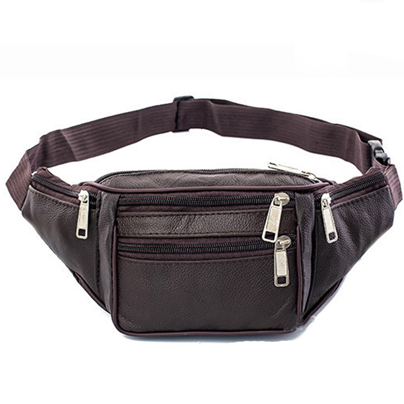 Leather Men Waist Chest Bag Th - Leatherwork Fasteners recension och pris