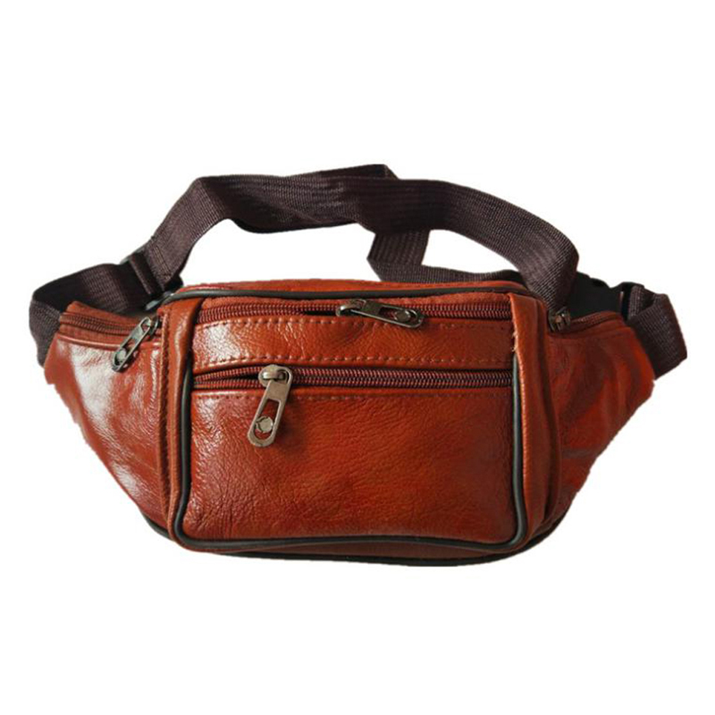 Leather Men Waist Chest Bag Th - Leatherwork Fasteners recension och pris