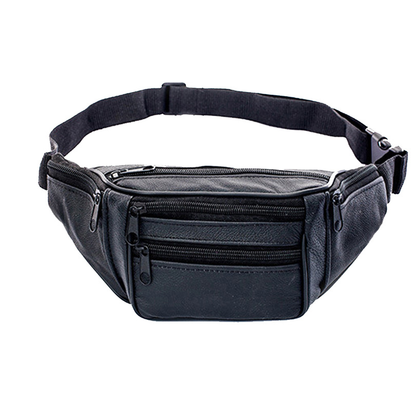 Leather Men Waist Chest Bag Th - Leatherwork Fasteners recension och pris